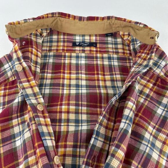 Cremieux Classics Dress Shirt Mens Size XL Red Plaid Long Sleeve - Picture 11 of 13